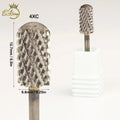 Gel Remove 6.6mm Large Barrel Efile Grinding Head Smooth Round Top Safety Professional Tungsten Carbide 4XC Drill Bits for Nails
