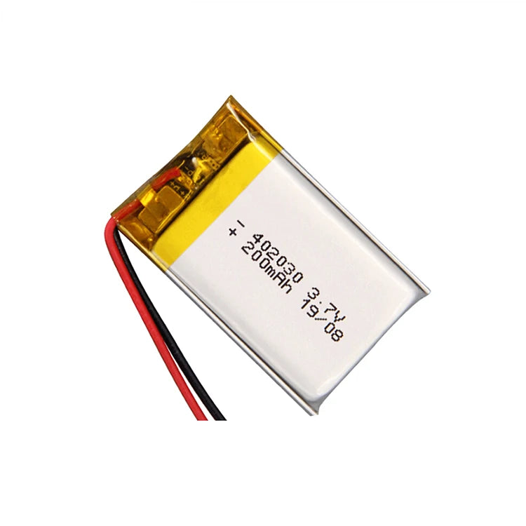 Factory Customized Li Polymer Lithium Polymer Cells 402030 3.7v 180mah 200mah 250mah  Lipo Battery with CB MSDS