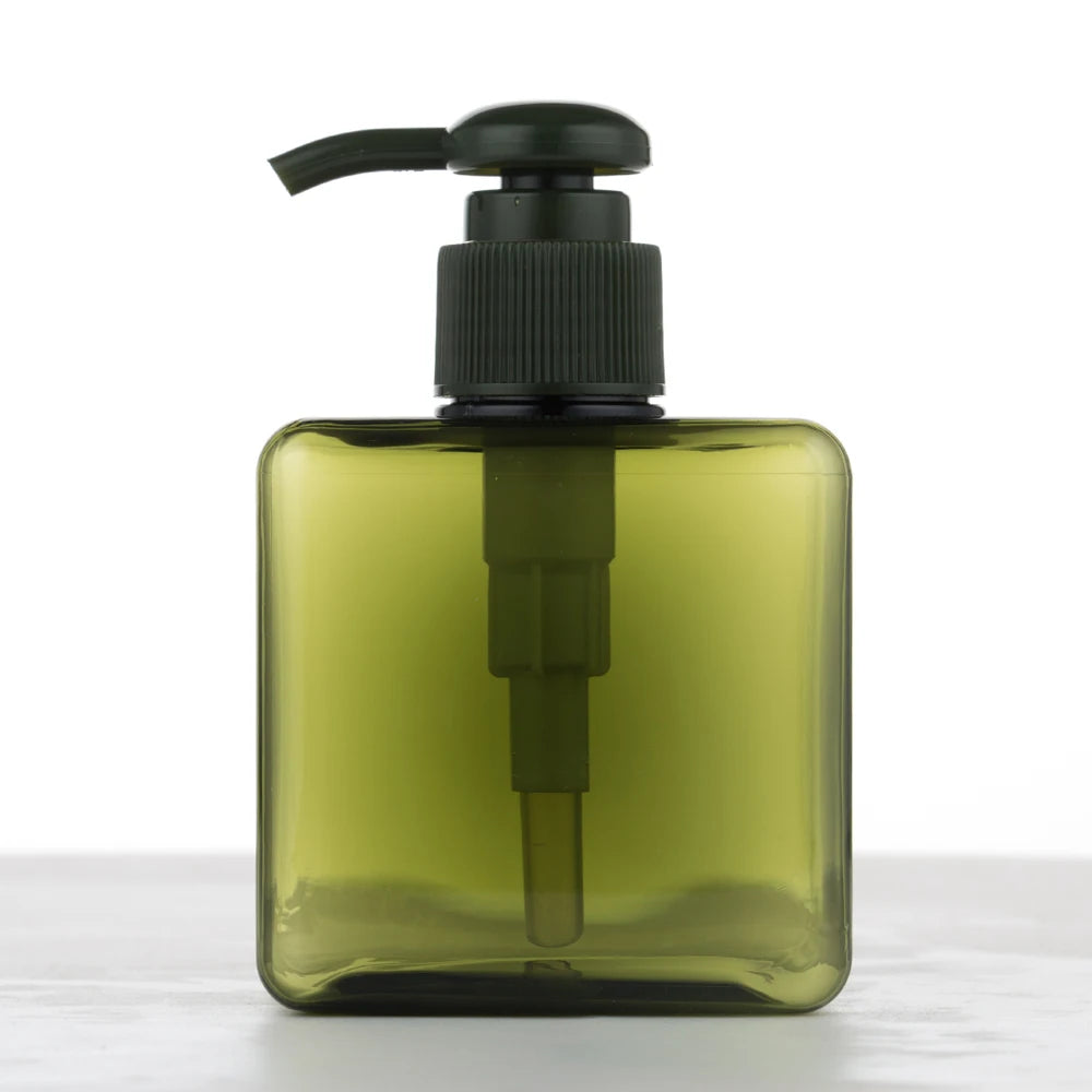 Factory Made 250Ml Dish Washing Liquid Soap Bottle Dark Green Detergent Dispenser Bottle Plastic for Laundry at Good Price