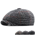 Newsboy Cap Men Wholesale Dome Short Eaves Warm Windproof 10%wool 90%polyester Newsboy Cap Women Denim