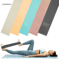 Gym Fitness Custom Printed logo Yoga Stretch Band Latex Exercise Mini Loop Band Resistance Band Sets