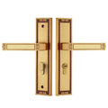 Illuminated Push Bar Zinc Alloy Material Broken Contemporary Front Door Handles