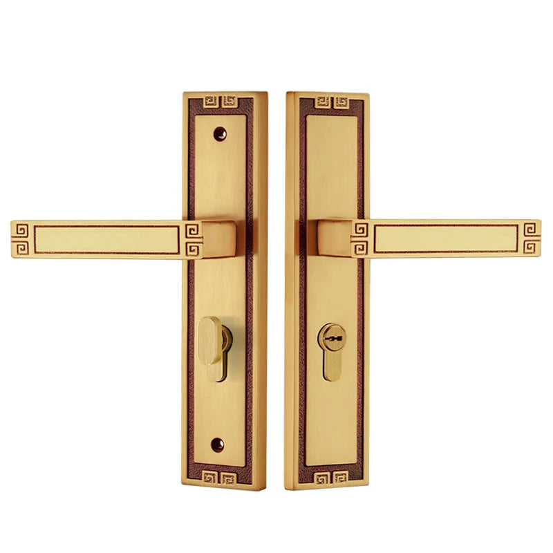 Illuminated Push Bar Zinc Alloy Material Broken Contemporary Front Door Handles