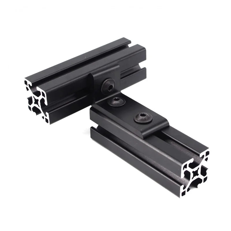 China Manufacturer 6365 Rohs Odm 15 Series 3 Hole Slotted Cnc Aluminum Corner Bracket for T- Slot Aluminum Profiles 10/15 Inches