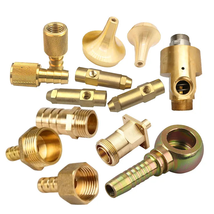 High Precision CNC Machining Brass Cooper Parts Custom CNC Turning Brass Turned Parts Brass EDM OEM Manufacturing Service