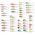 Popular Artificial Bait 56 Piece Set of Minnow 8 Kinds Hard Baits Swing Carp Bait Swimming
