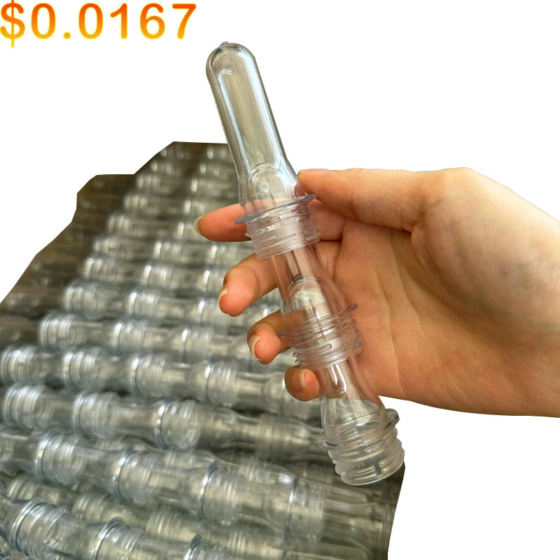 Low Price 28mm 38mm 2 Start Pet Preform New Material Hot Filling Juice Milk Plastic Pet Bottle Preform