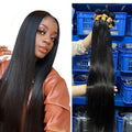 Soft and Silky China Indian Virgin Straight Weave Bundles Human Hair 100% Unprocessed Raw Hair Natural Black for Women