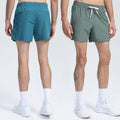 Hot Selling Solid Color Men's Gym Shorts Quick Dry Exercise Wear Short Pants Workout Fitness Bodybuilding Pants