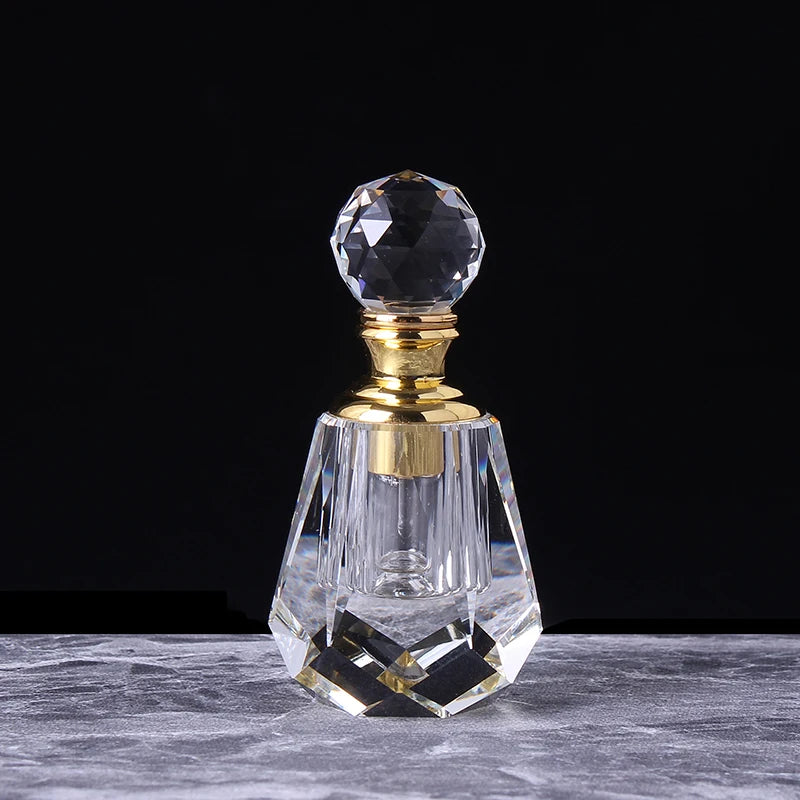 Top Grade Wedding Souvenir Gift Small Crystal 1ml  Pocket Perfume Oil Bottle Stock Goods