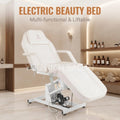 Electric Massage Bed for Spa Beauty Comfortable Adjustable Facial Chair White Beauty Spa Chair for Massage