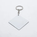 Qualisub Creative 1mm Thickness Aluminum Sublimation Digital Photo Keychain Double Sided Glossy Thermal Transfer Printing