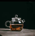 Hot Resistant Glass Tea Pot clear Borosilicate Teapot 150ml Chinese Cha Hu Traditional Kongfu Tea