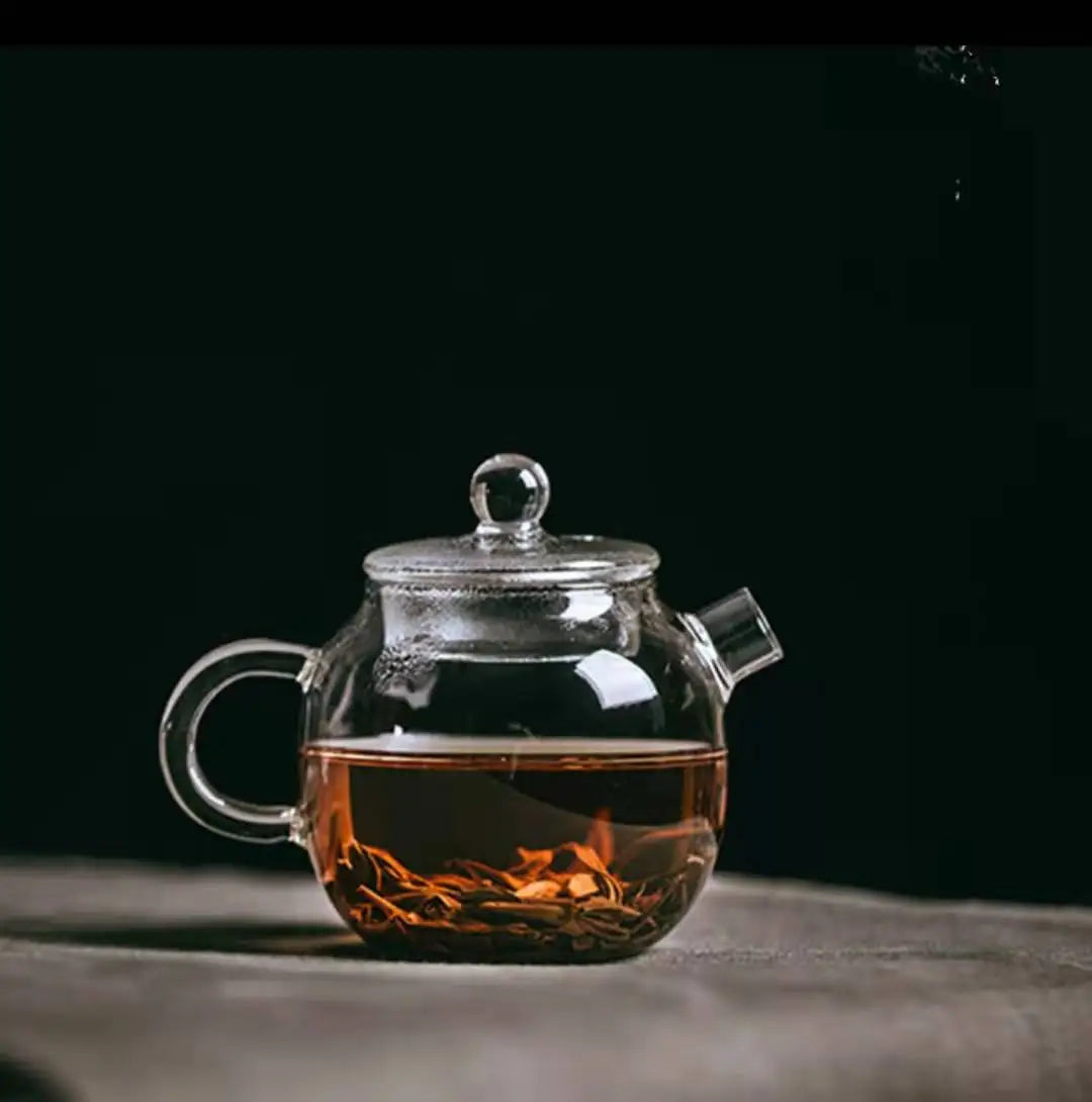 Hot Resistant Glass Tea Pot clear Borosilicate Teapot 150ml Chinese Cha Hu Traditional Kongfu Tea
