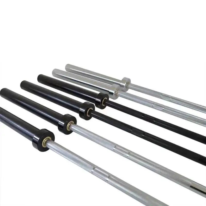 Snbo 1.2m 1.5m 1.8m 2.2m Work Out Fitness Sport Gymnastics Curve Straight Weight Lifting Barbell bar for Gym Home Best Seller