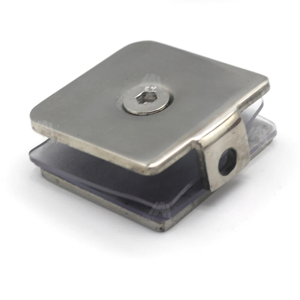 Glass Fitting square Stainless Steel Polish Wall Mount Glass Clip Glass Clamp