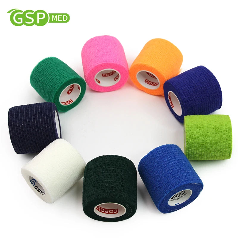 Certification Approved Hand Tear Self Adhesive Bandage Easy Tear Elastic Cohesive Wrap Wound Protecting Bandage