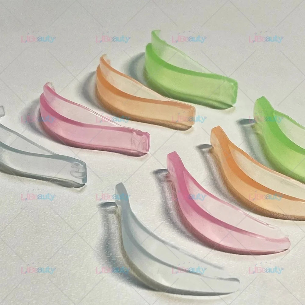Reusable Soft Silicone Guards Lash Lift Pads DIY Eyelash Lifting Pad Eyelash Perm Rods Colorful Lash Lifting Silicone Pads