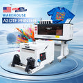 For Audley A3 DTF Double I3200/XP600 Multicolor Pigment Inks Printer Factory Direct Custom Apparel New Condition 1-Year Warranty