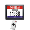 Decorative Desk Table Digital LED Alarm Clock Electronic Dementia Alzheimer's Alarm Clock With Photo Slideshow