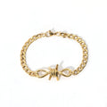 Small Wire Brambles Stainless Steel Unisex Choker Bracelet Women Hip-hop Gothic Punk Style Barbed Wire Little Thorns Bracelet