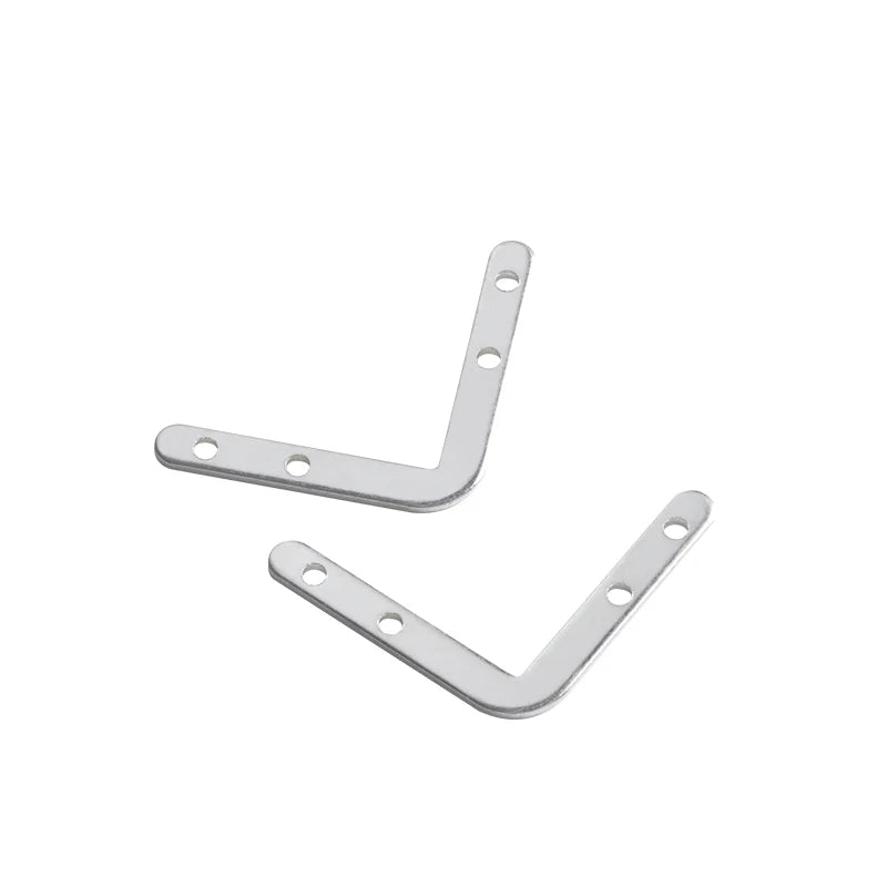 Heavy-bearing 4 Holes Corner 90 Degree Right Angle Connect Two Photo Frames Sturdy Frame Hardware Corner Bracket