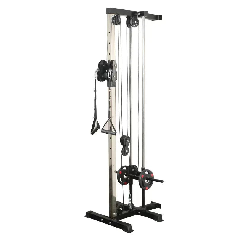 SP Fitness Training Multi-Gym Home Use Wall Mount Cable Station with Adjustable Pulley System and 200kg Capacity