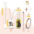 15Pcs/Lot Metal Double Sides Sublimation Blank Custom Dog Tags Aluminum Pet Pendant Dog Tags