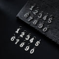 Delicate 925 Sterling Silver Roman Numbers Pendant DIY Jewelry Accessories for Bracelet Making