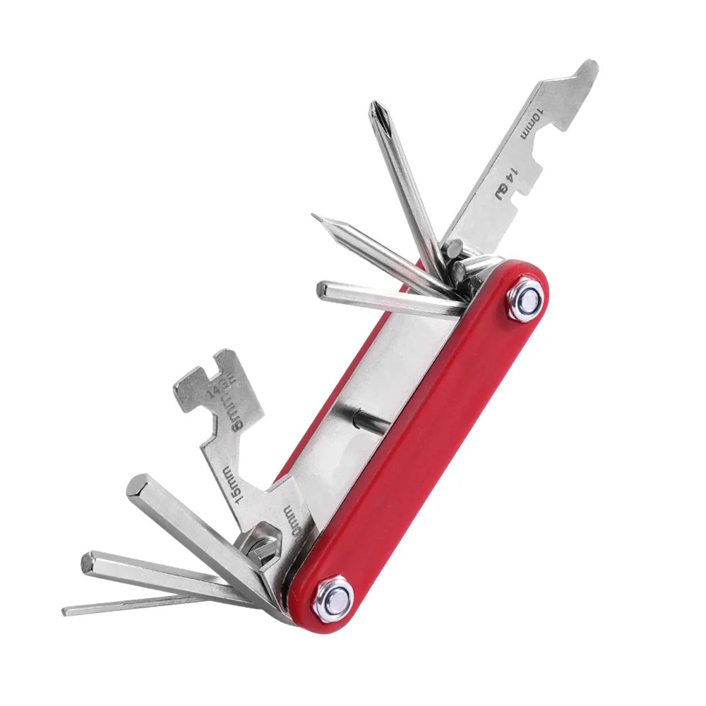 13 in 1 Combination Multifunction Bicycle Repair Tool Folding Allen Wrench Bike Repair Tools