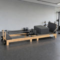 Cheapest Foldable and Lightweight Oak Wood Pilates Reformer to Adjust Body Posture
