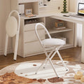 Modern No Installation Soft Bag Foldable Office Conference Chair Backrest Home School Living Room Dining Hospital Use Stackable