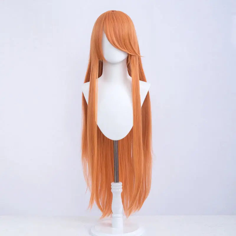 Anime Cosplay 100cm Blonde Red Blue Long Straight Synthetic Hair Wigs WGDG-013