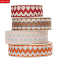 Popular Wave Pattern Polyester Jacquard Ribbon Shoes Hats Suitcases and Bags Retro Webbing Hand-held Webbing Strap