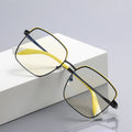 Metal Eye Frame Glasses for Women Custom logo Glasses Frame Square Optical Eyeglasses Ready Stock