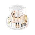 Rotatable Plastic Jewelry Display Storage Box Cosmetic Storage Holder Makeup Jewelry Organizer
