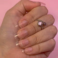 500Pcs Clear Pink Box ABS Short French Nails Artificial False Nails Art UV Gel Polish DIY Short Square Nails