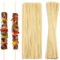 Newell Wholesale Eco-friendly Biodegradable Kebab Sticks Maker Export Standard 25cm BBQ Round Bamboo Skewers with Custom Logo