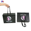 Premium Luxury Custom Logo Magnetic Gift Paper Box With Handle Packaging Box for Hair Bundles Extensions
