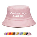 Hot Selling Wholesale Plain Cotton Bucket Hat Custom Embroidery logo Reversible Bucket Hat for Women Men