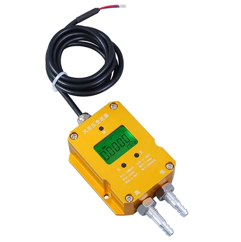 GOGO PCM620Y Wind Digital Pressure Transmitter 4-20mA LCD Display Differential Pressure Transmitter Miniature Pressure Transmitter