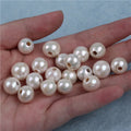 Cheap Edison Round Natural Loose Beads Big Hole 9-12mm Freshwater Pearl for Sale