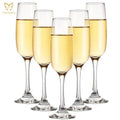 Wholesale Custom Printing Clear Champagne Flutes Glass Prosecco Wine Glass Mimosa Glasses for  Wedding Party