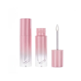 Custom logo Luxury pink Gradient Lipstick Tube Makeup Lip Balm Tube Lip Glaze Lip Gloss Empty Tube Makeup Package Container