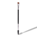 Double Sided Eye Brush Free Sample Custom logo Angled Eyebrow and Eyelash Mascara Makeup Brush