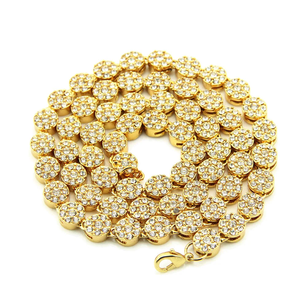 18k Gold Gold Chain Dog Collar Heavy Duty Stainless Steel