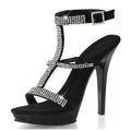 Open Toe 13cm pole dance high heels Exotic party platform leaky toe high heels striptease shoes women's sandals Stripper Heels