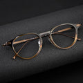15/01 New Japan Japanese 100% Handmade Pure Acetate Titanium Optical Luxury Top Quality Eyeglasses Frames