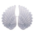 Wholesale Natural Healing Crystal Carving Large Feather White Selenite Angel wings