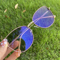 Photochromic Eyeglasses Big Size Cateye Bling Diamond Lunettes Lunette Photochromique Et Anti- Bleue Blue Light Blocking Glasses